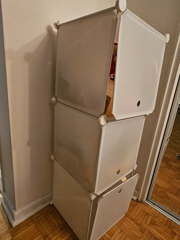White Modular Storage Cube Organizer thumbnail