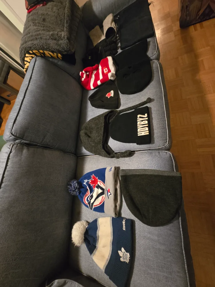 Mixed Lot of Toques, Hats, and Face Coverings thumbnail