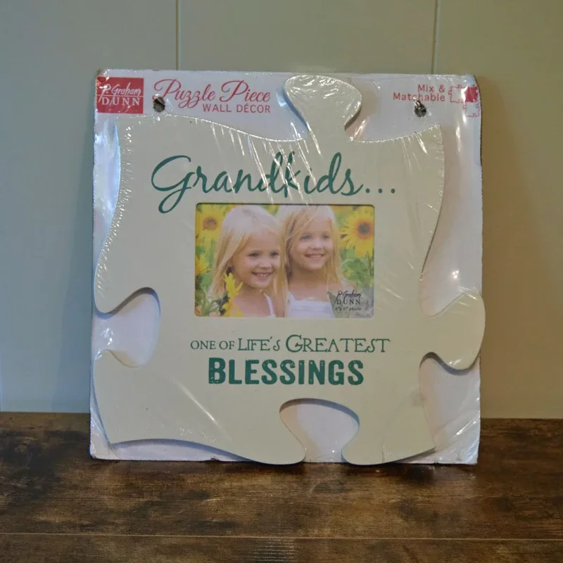 Graham Dunn Grandkids Puzzle Piece Wall Decor thumbnail