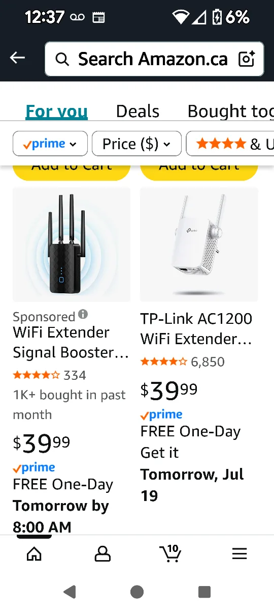TP-Link AC1200 WiFi Extender - Like New! thumbnail
