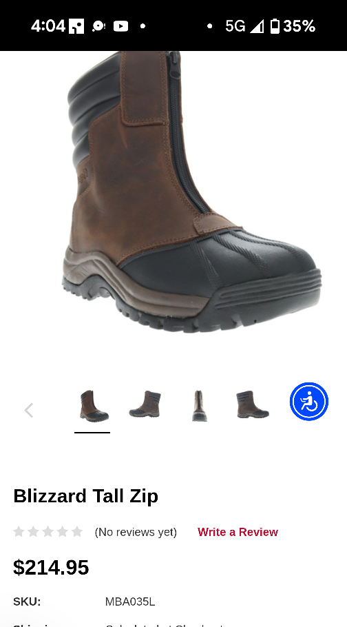 Propét Blizzard Tall Zip Winter Boots