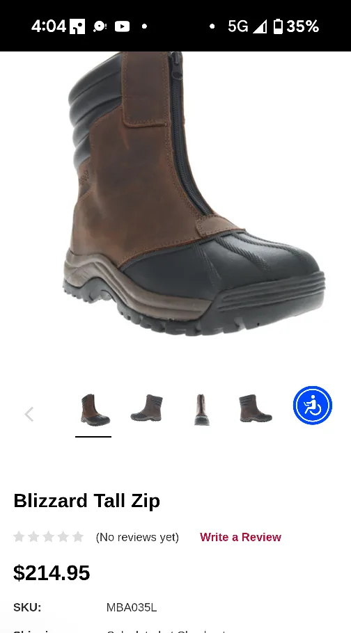 Propét Blizzard Tall Zip Winter Boots thumbnail