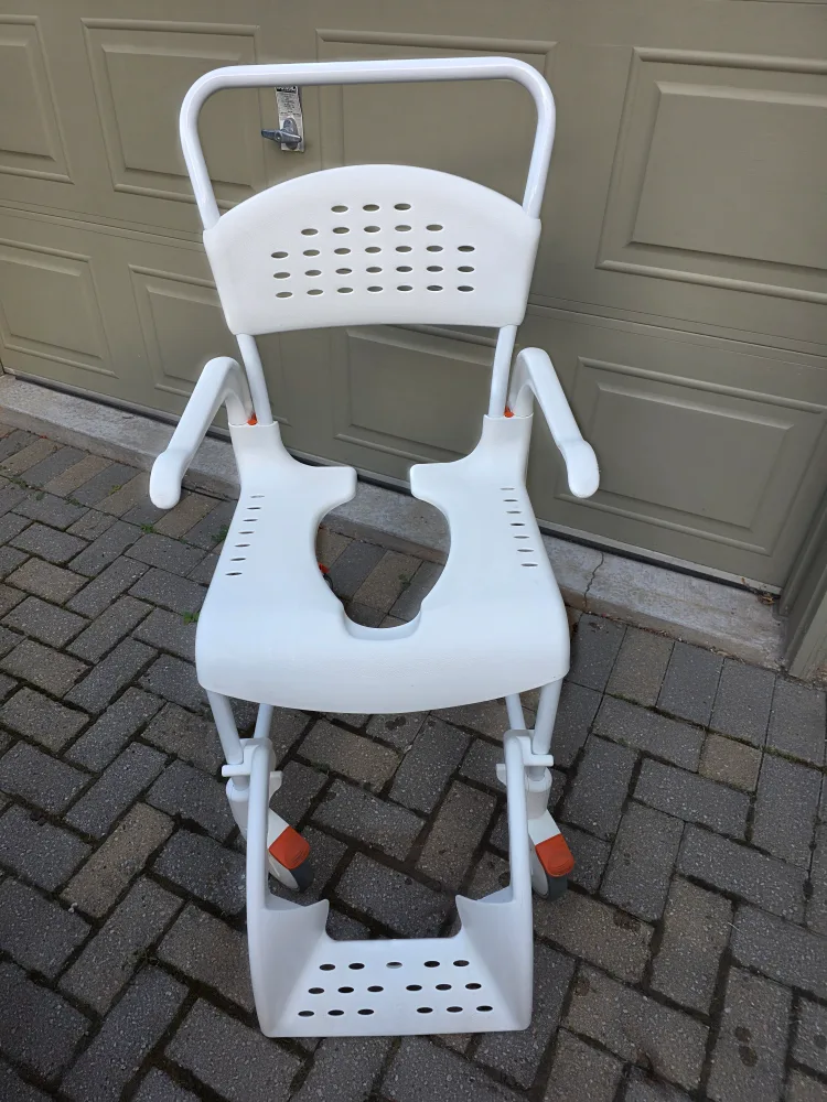 Etac Clean Mobile Shower Commode Chair thumbnail