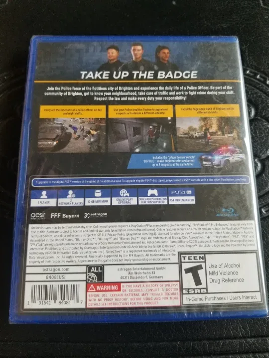 SEALED Ps4 Police Simulator Patrol Officers PlayStation 4 image indicator(2)