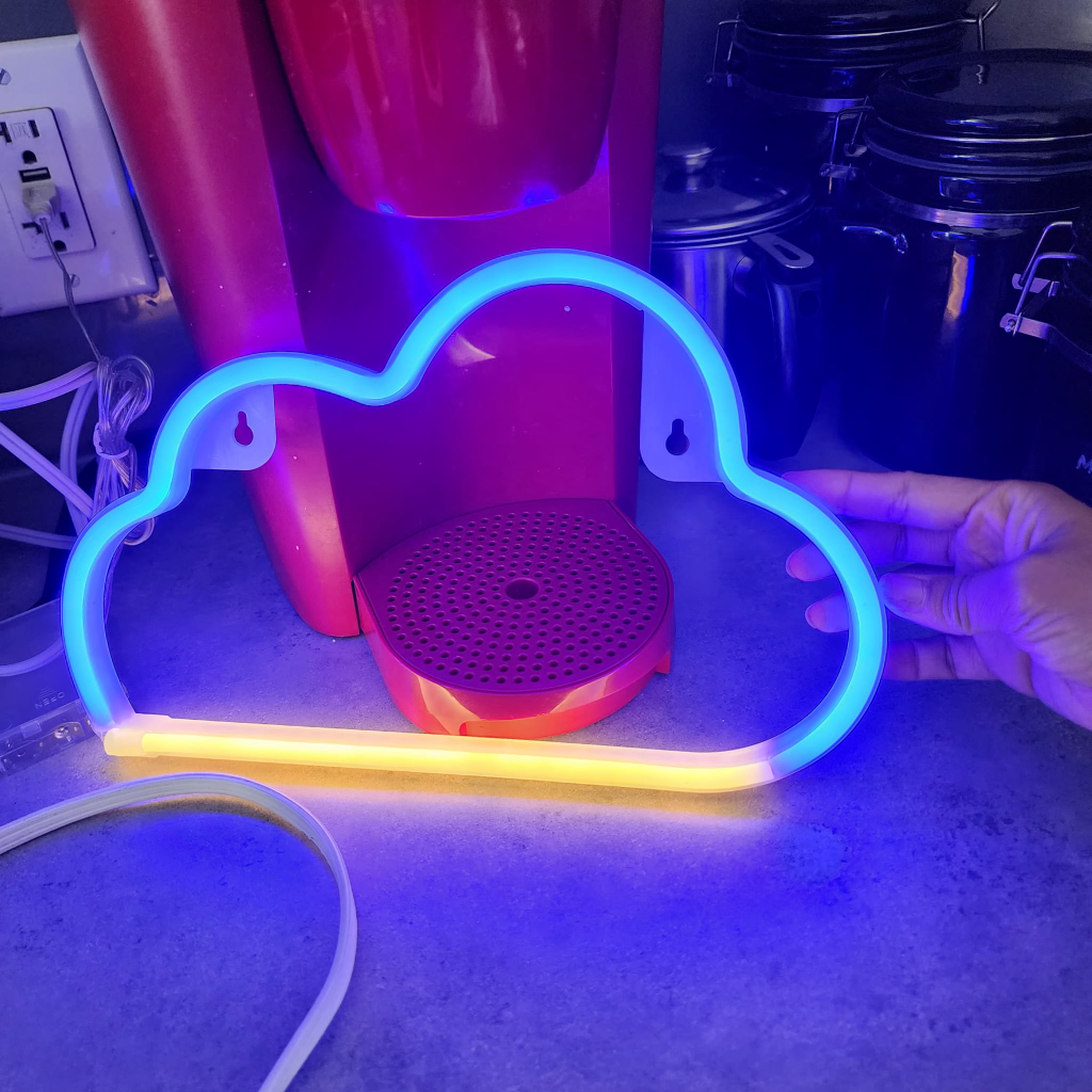 Cloud Neon Sign - USB or Battery Powered