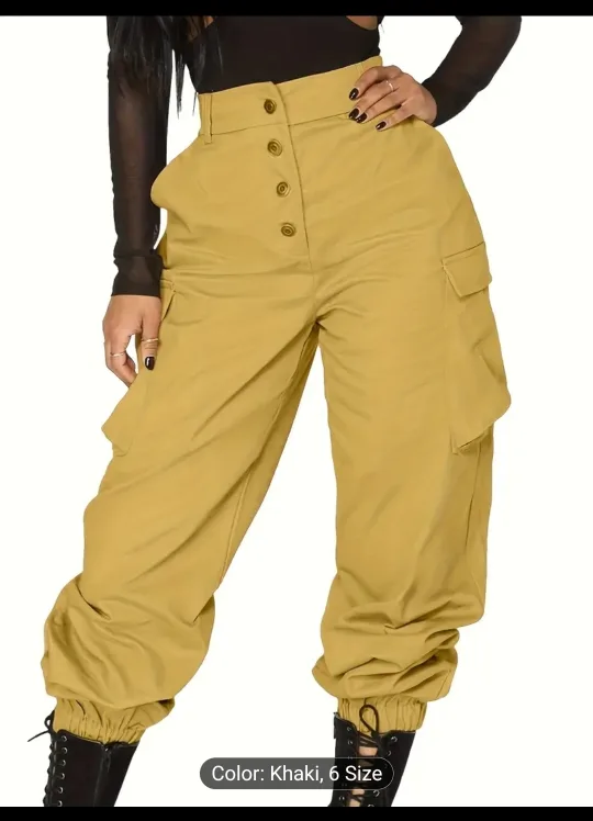 Khaki Cargo Pants thumbnail