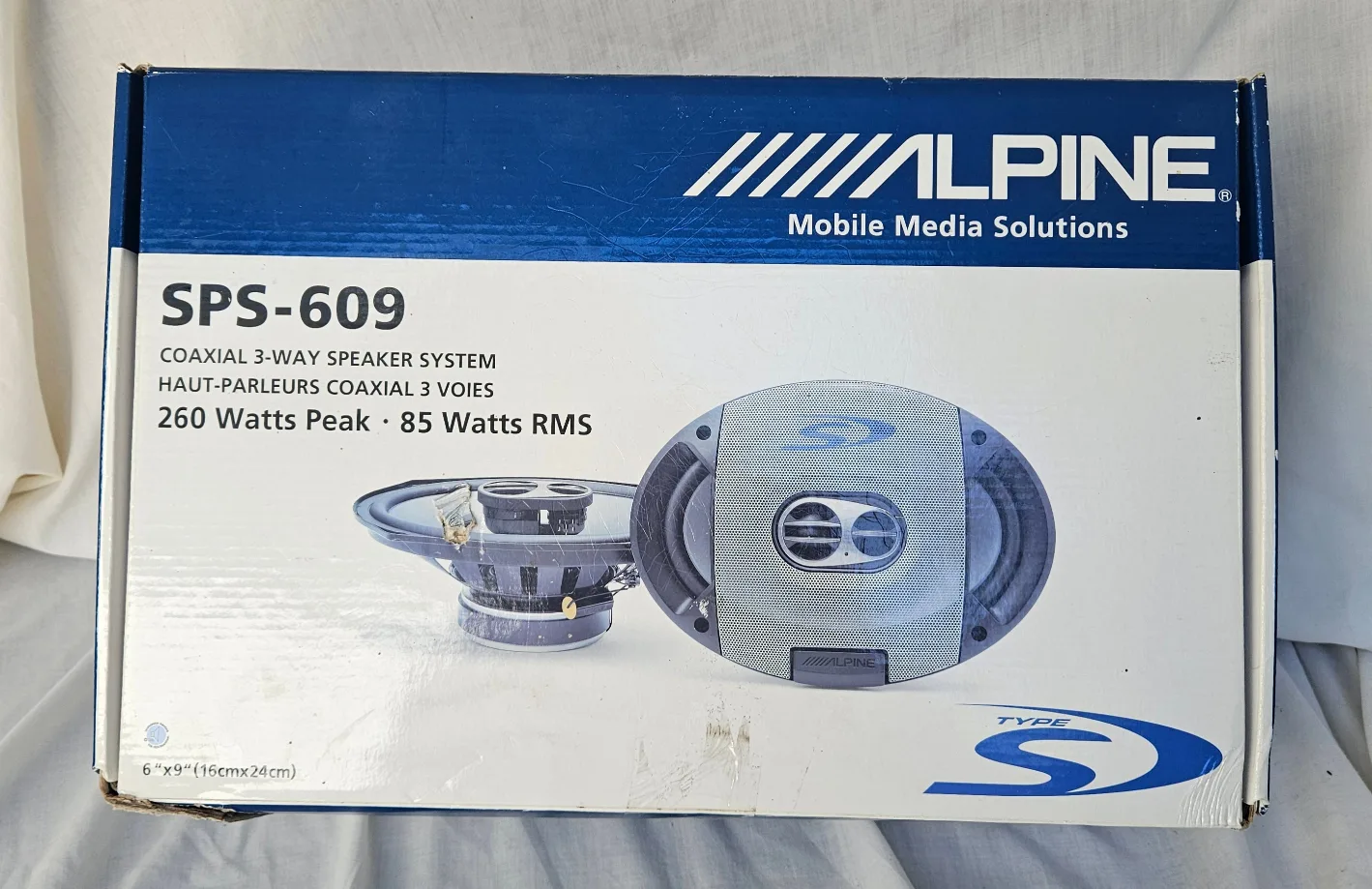 New Alpine SPS-600C 2-Way Car Speakers System 240 Watts thumbnail