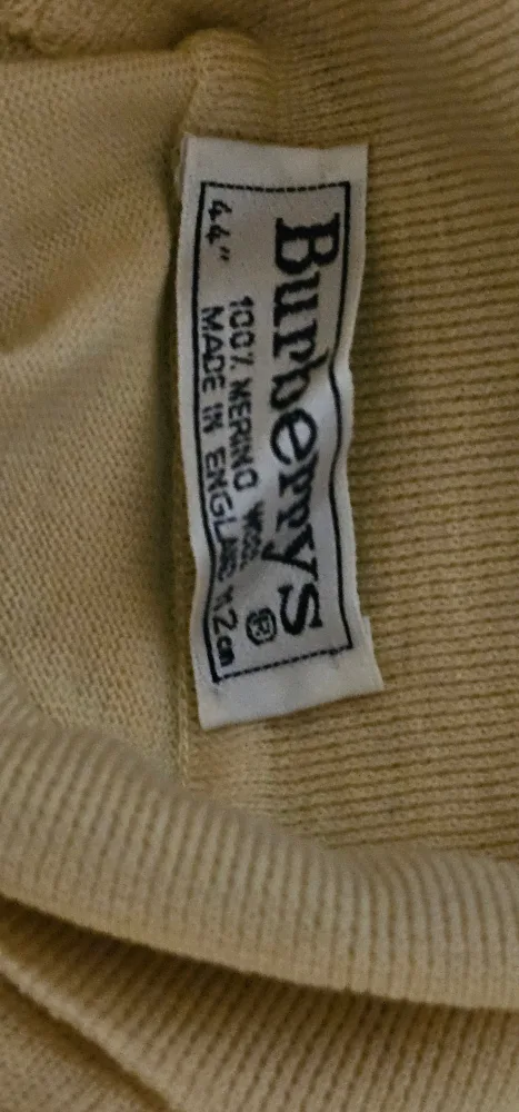 Burberry Merino Wool Turtleneck Sweater - Size 44 image indicator(3)