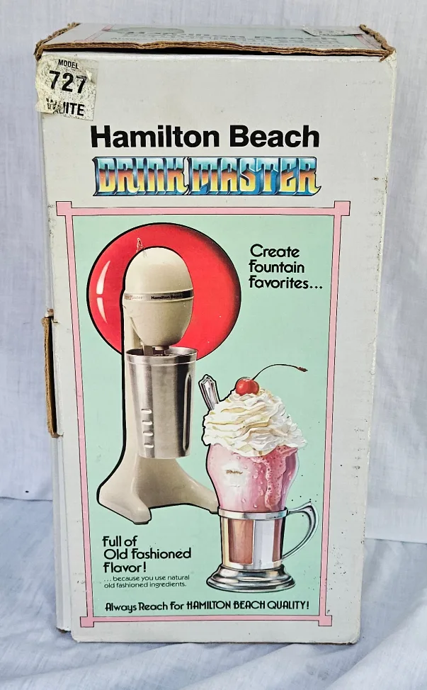 New Hamilton Beach Drink Master Model No. 727 White thumbnail
