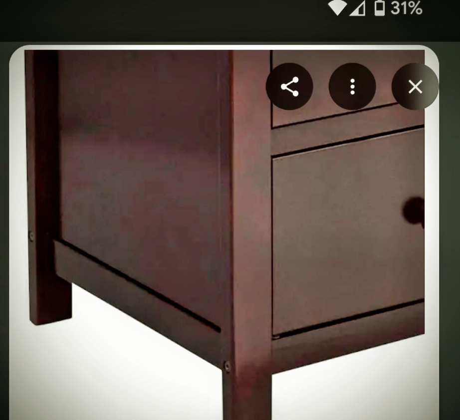 Dark Brown Wood Dresser - photo 3