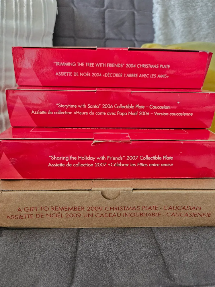 Avon Collectible Christmas Plates (2004-2009) image indicator(2)