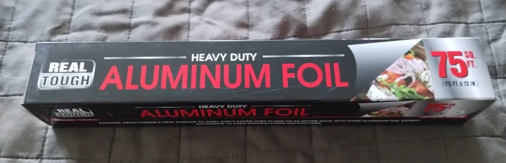 Real Tough Heavy Duty Aluminum Foil - 75 sq ft 🧡 thumbnail
