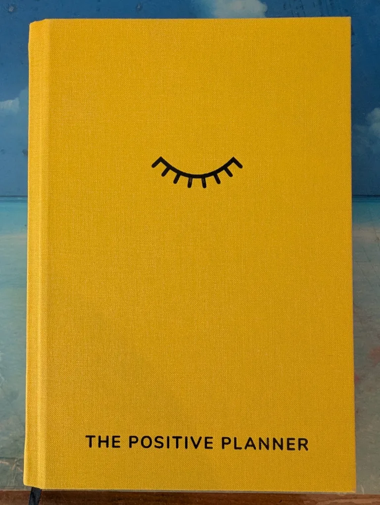 Like New: The Positive Planner (yellow journal & planner) thumbnail