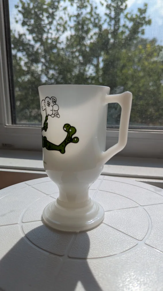 Vintage Froggie Niagara Falls Milk Glass Mug 🇨🇦 image indicator(4)