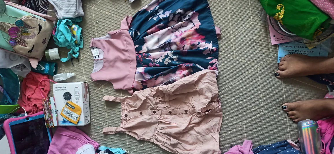 Girls Dresses - Pink & Floral. Size 3T 🍁 image indicator(3)