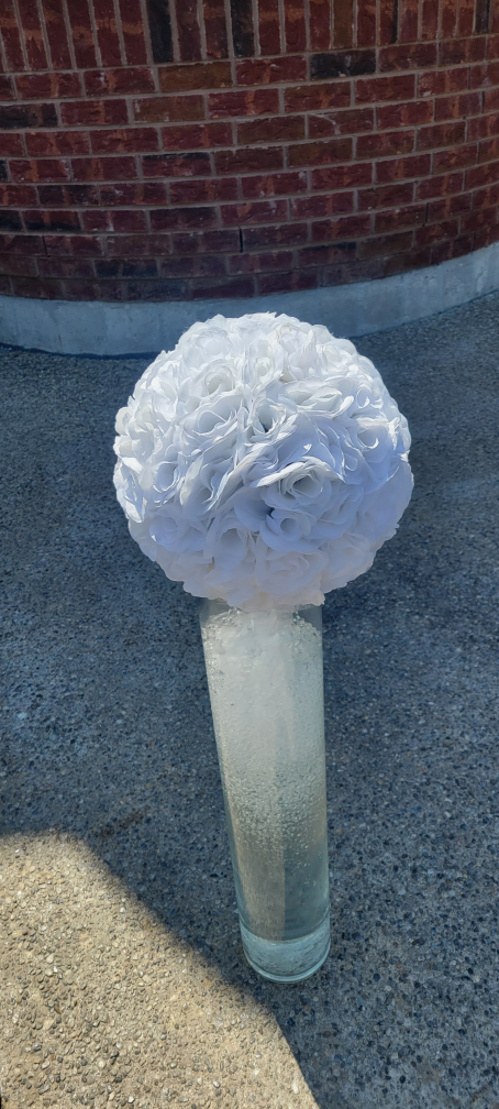 White Floral Centerpieces (Set of 2) - photo 3