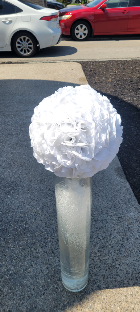 White Floral Centerpieces (Set of 2) - photo 4