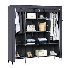 Portable Closet Wardrobe - Grey