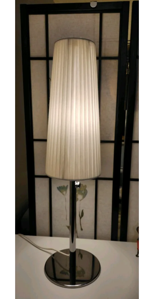 Table Lamp with Pleated Shade thumbnail