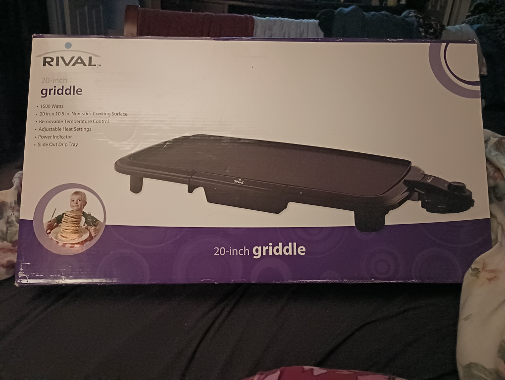 Rival 20-inch Griddle - New!