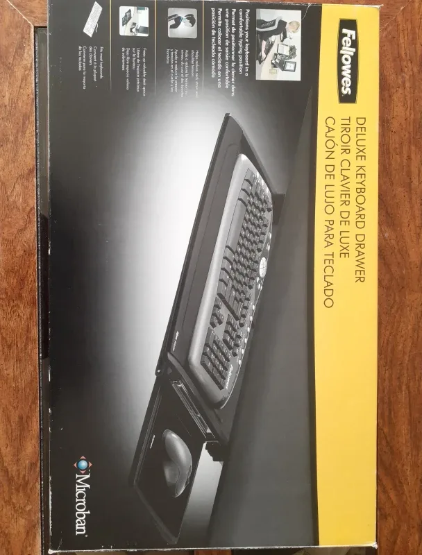 Fellowes Deluxe Keyboard Drawer - NEW thumbnail