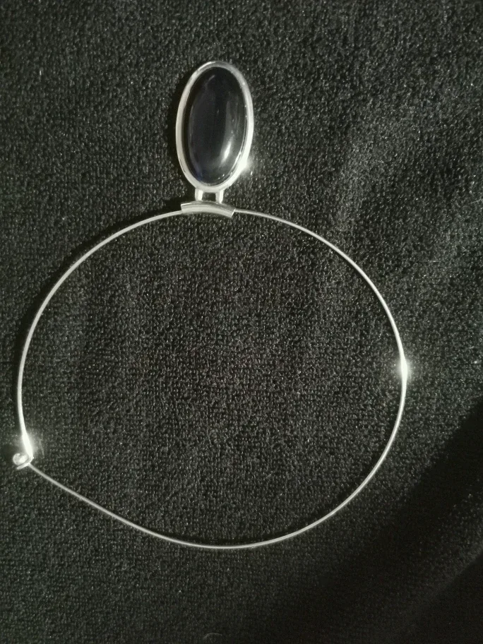 Silver Tone Choker Necklace thumbnail