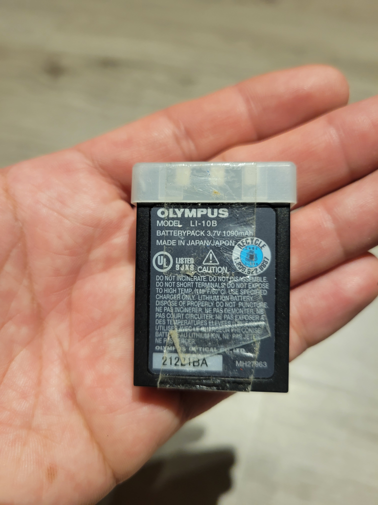 Olympus LI-10B 3.7V 1090mAh Battery Pack - photo 2