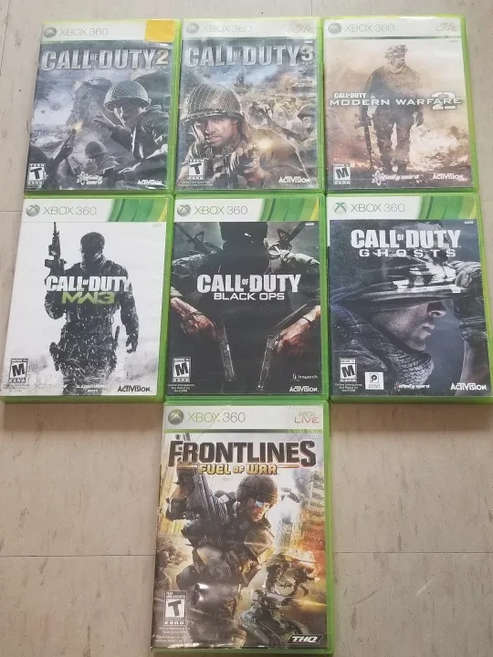 Xbox 360 Call Of Duty Bundle 6 Games + Bonus Frontlines thumbnail