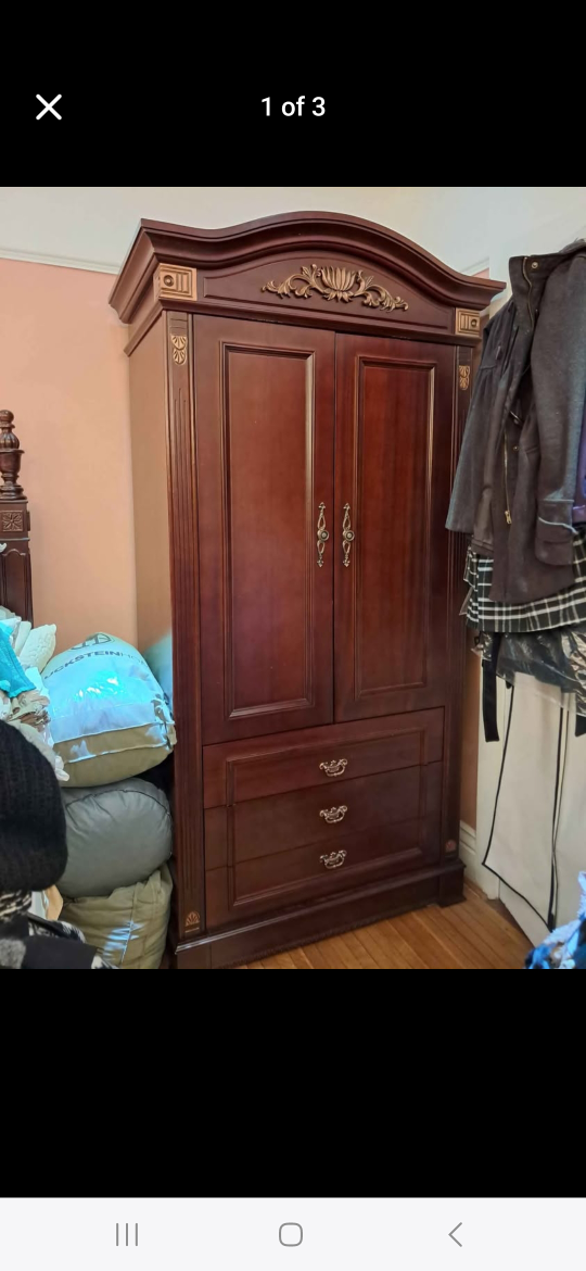 Wooden Armoire Wardrobe