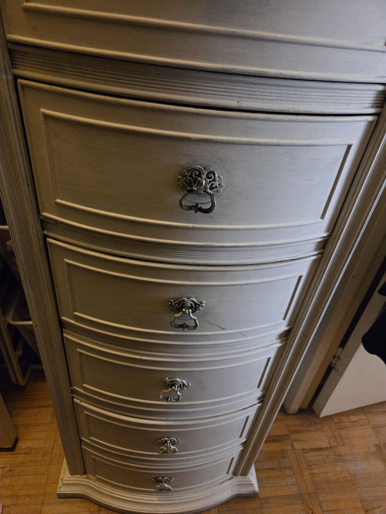 Painted Wooden Chest of Drawers Bombay