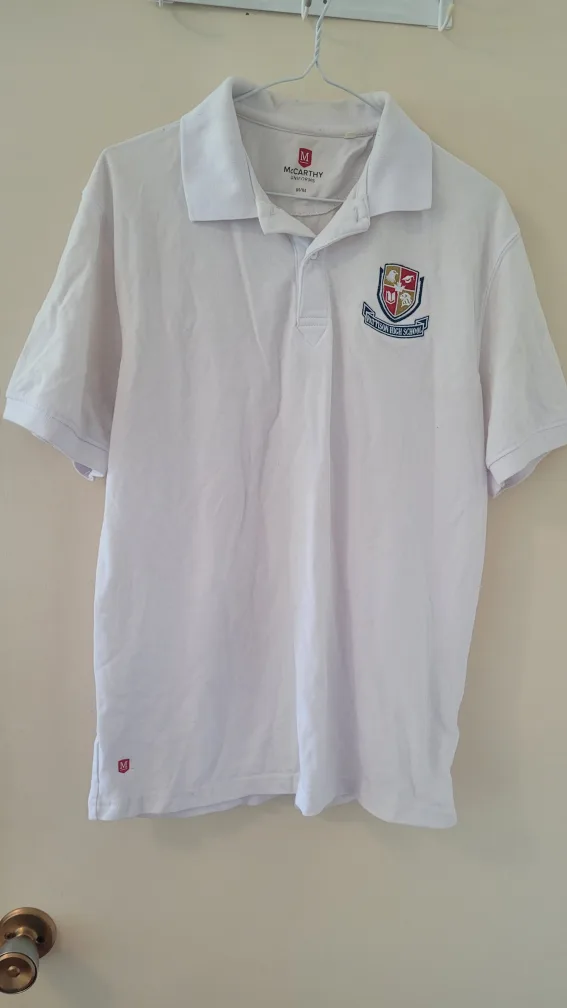white & Grey T-Shirt, Size L thumbnail
