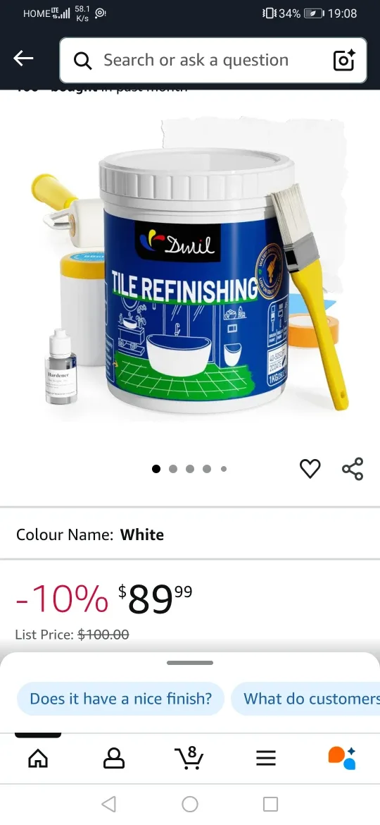 dwil tub and Tile Refinishing Kit thumbnail