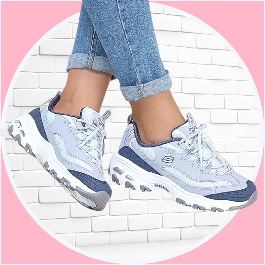 NEW Sz 9 Skechers D'Lites - Popular Vote Sneakers image indicator(10)