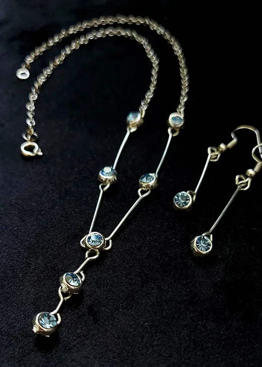 Necklace and Earring Set - Silver Tone image indicator(2)