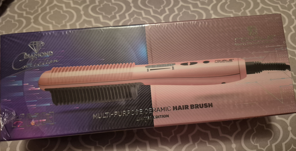 Royale Diamond Ceramic Hair Brush - New