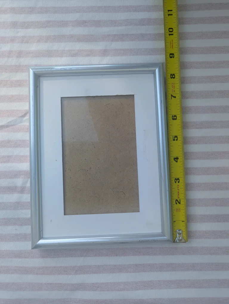 Silver Picture Frame - 4x6 inches thumbnail