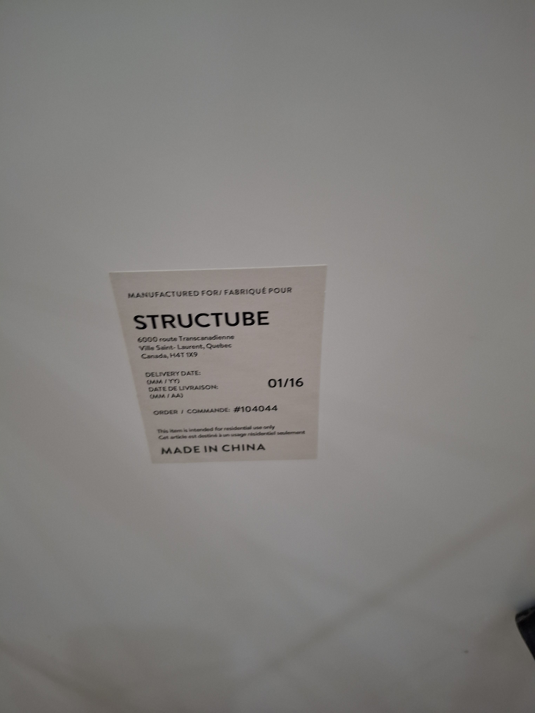 Structube White Round Dining Table - photo 4