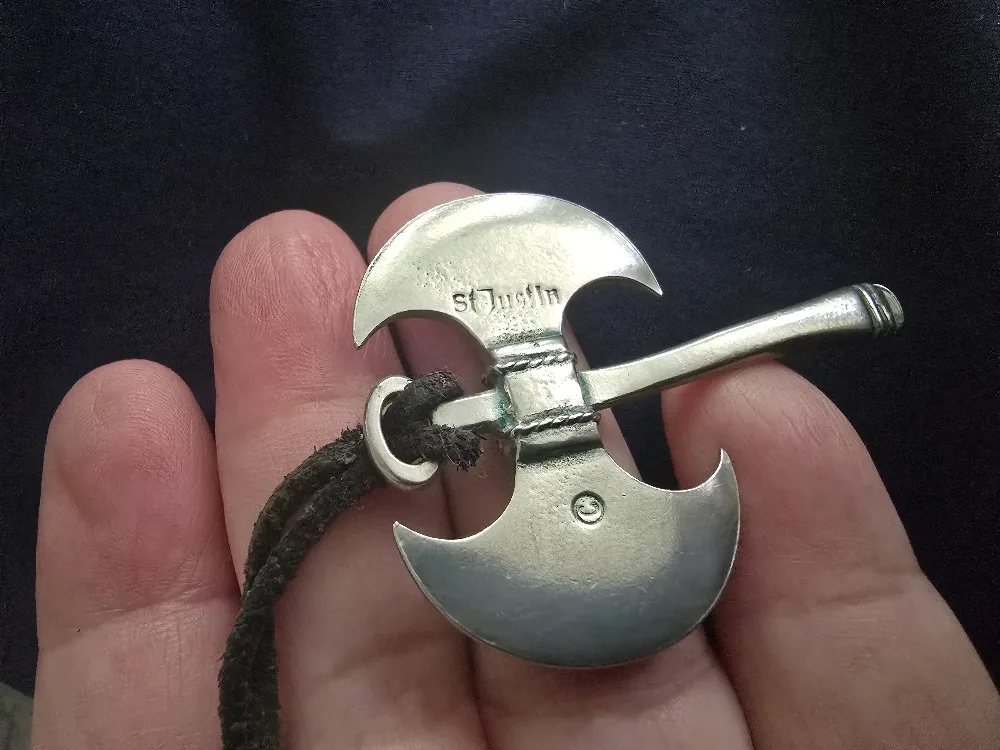 Sterling Axe Pendant Necklace image indicator(3)