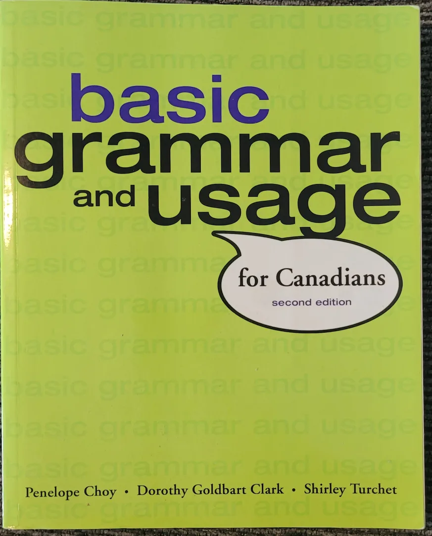 Basic Grammar and Usage for Canadians thumbnail