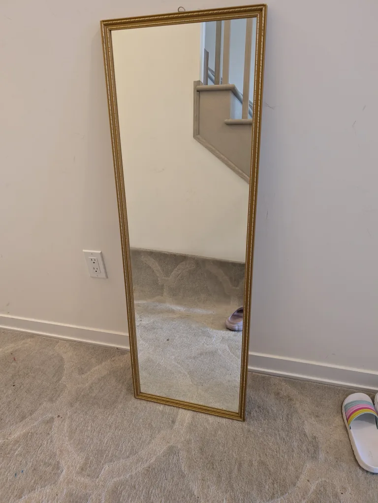 Gold Framed Full Length Mirror image indicator(2)