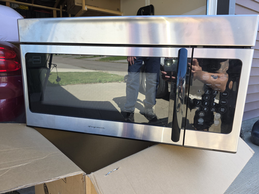 Frigidaire Stainless Steel Microwave over the range