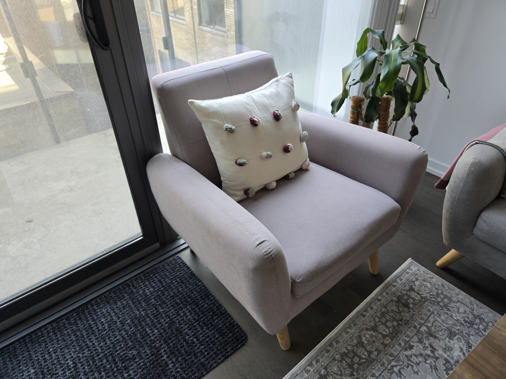 Beige Armchair - Comfy & Stylish
