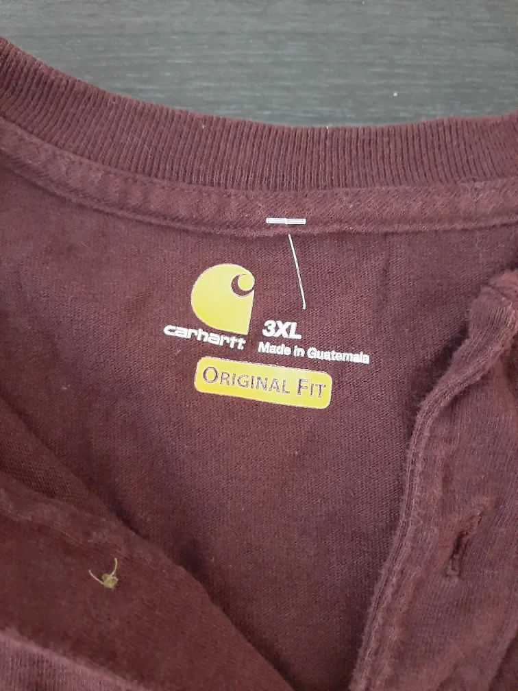 Carhartt Original Fit Henley Shirt 3XL image indicator(2)