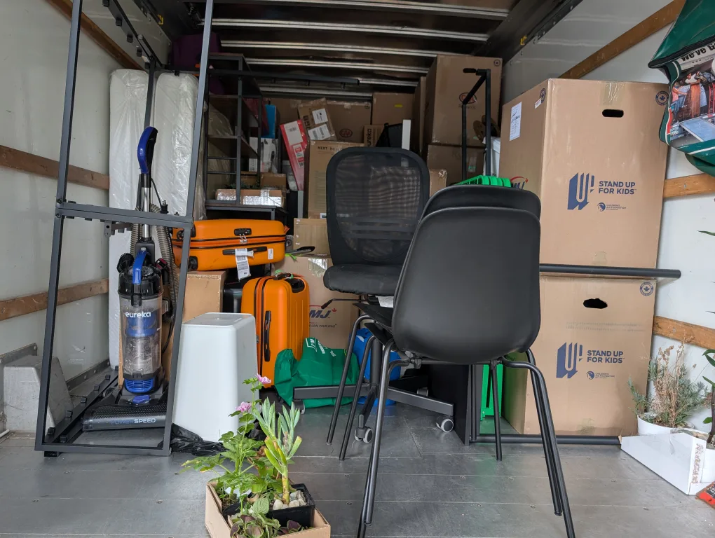 Moving Truck Full of Household Items thumbnail