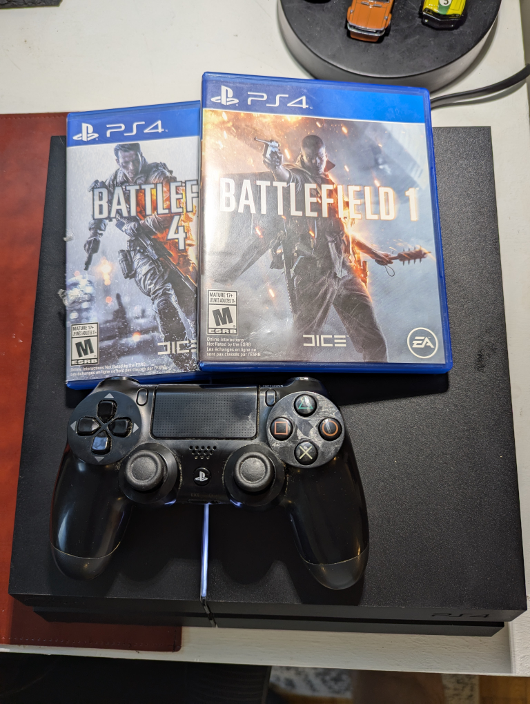 PlayStation 4 Console with controller