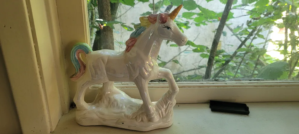 Ceramic Unicorn Figurine thumbnail