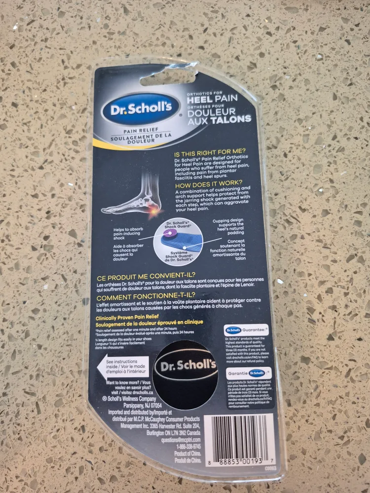 Dr. Scholl's Heel Pain Orthotics (Women's 5-12) image indicator(2)