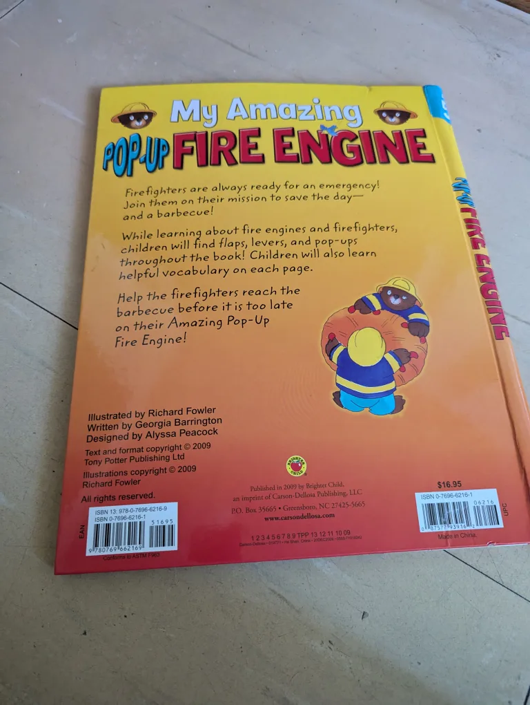 My Amazing Pop-Up Fire Engine Book image indicator(3)
