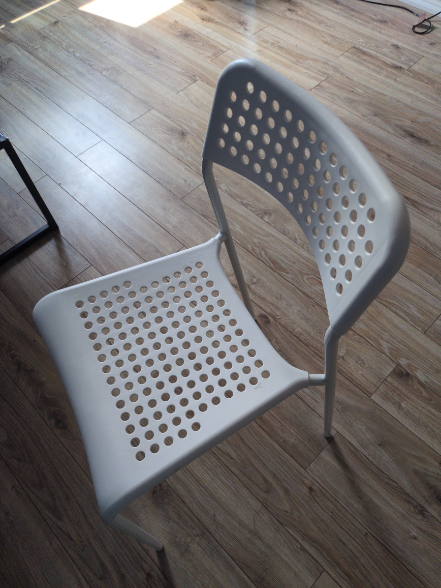 IKEA VILMAR White Chair (plastic) - photo 2