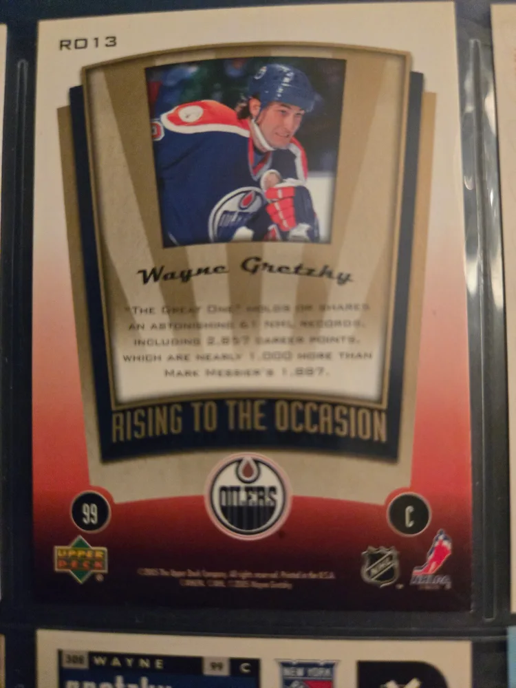 Wayne Gretzky Oilers Upper Deck MVP Card image indicator(2)